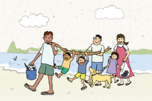 リーフレットイラスト